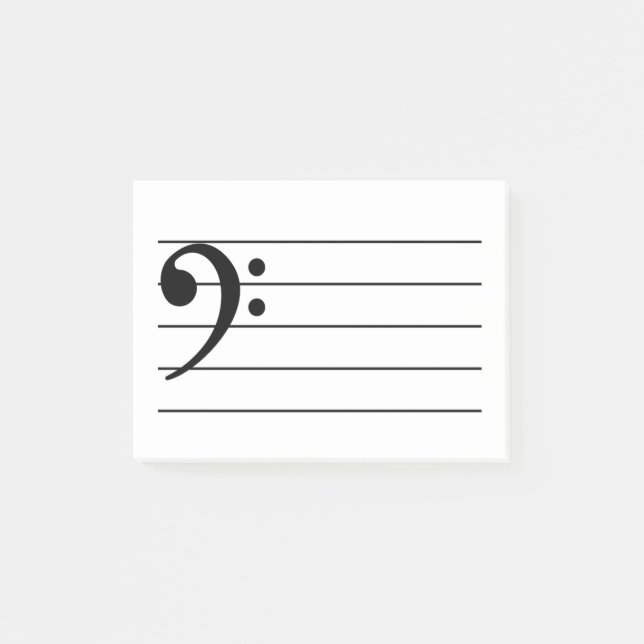 Bloco De Notas Notas do Posto de Limpeza do Bass (Frente)