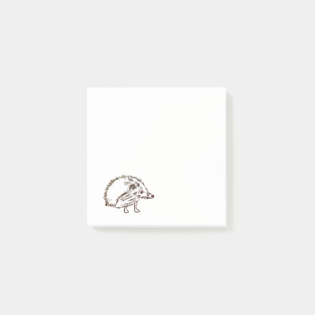 Bloco De Notas Notas do Posto Hedgehog (Frente)