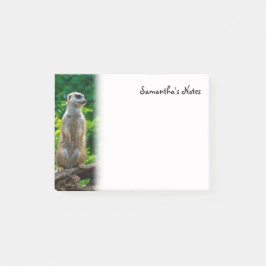 Bloco De Notas Notas do Posto Meerkat