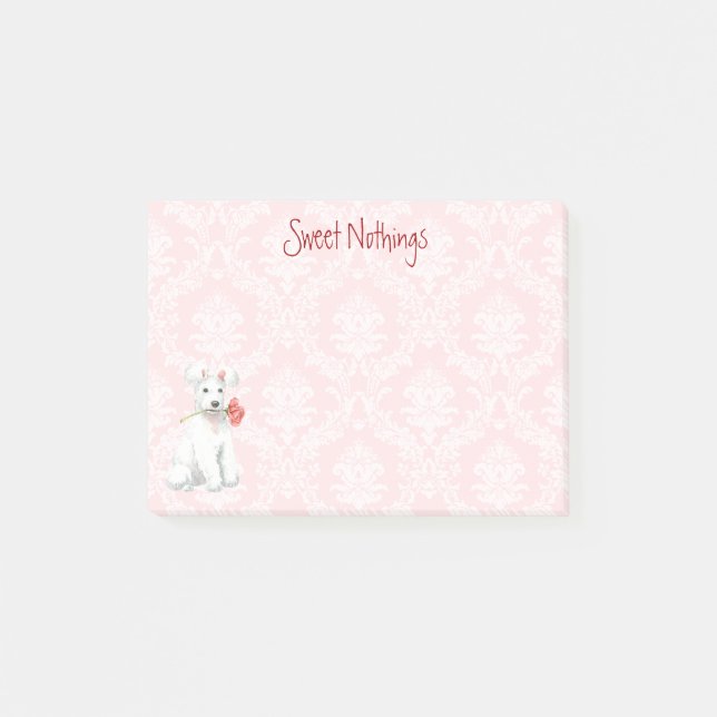 Bloco De Notas Notas do Posto Pumi do Rosa do namorados (Frente)