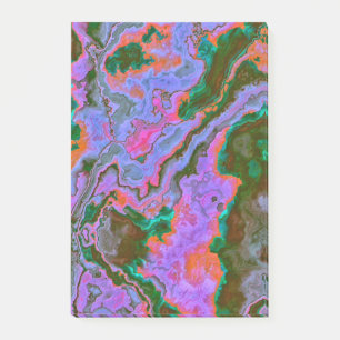 Bloco De Notas Notas do Posto Sour Marble
