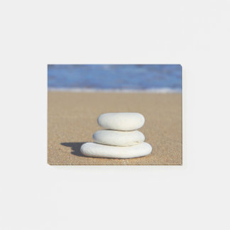 Bloco De Notas Notas do Posto Zen Rocks on Beach