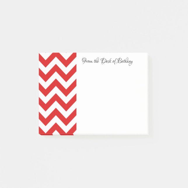 Bloco De Notas Notas do Red Chevron (Frente)