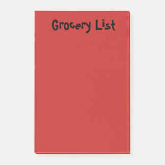 Bloco De Notas Notas do Red Sticky List
