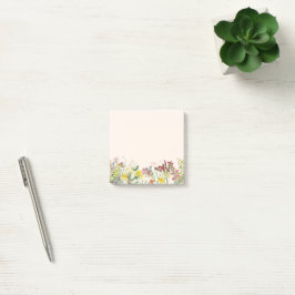 Bloco De Notas Notas do Vedante de Flores Selvagens