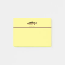 Notas do Vintage Rainbow Trout Post-it®