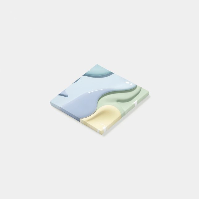 Bloco De Notas Notas em gráfico elegante (Inclinado)