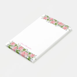 Bloco De Notas Notas Florais Personalizadas