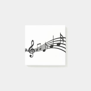 Bloco De Notas notas musicais