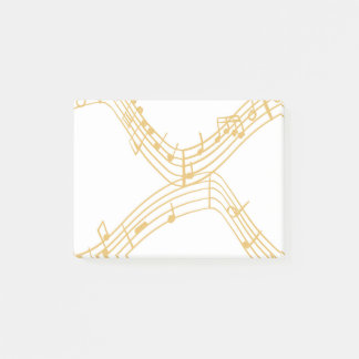 Bloco De Notas Notas Musicais