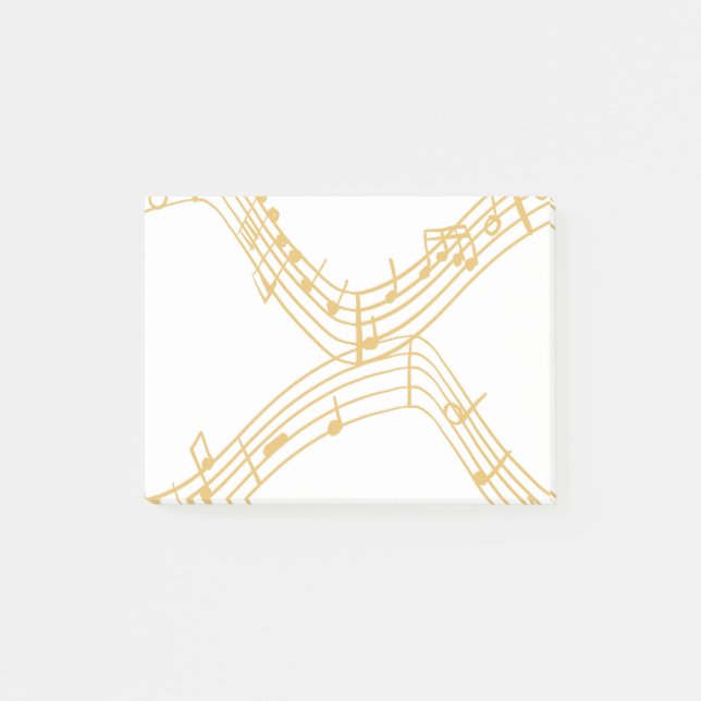 Bloco De Notas Notas Musicais (Frente)