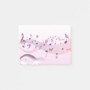 Bloco De Notas notas musicais