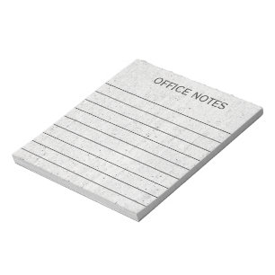 Bloco De Notas Notas organizadas do escritório para negócios do