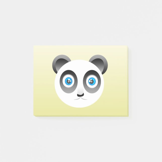 Bloco De Notas Notas Panda Post-it® (Frente)