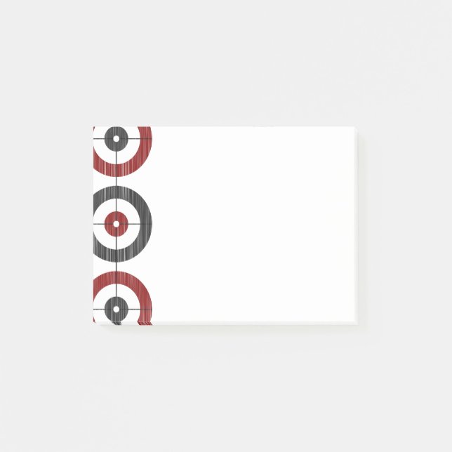 Bloco De Notas Notas pegajosas de ondulação das casas (Frente)