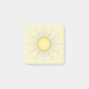 Bloco De Notas Notas pegajosas de sol