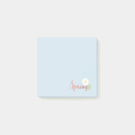 Bloco De Notas Notas pegajosas do primavera