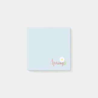 Bloco De Notas Notas pegajosas do primavera