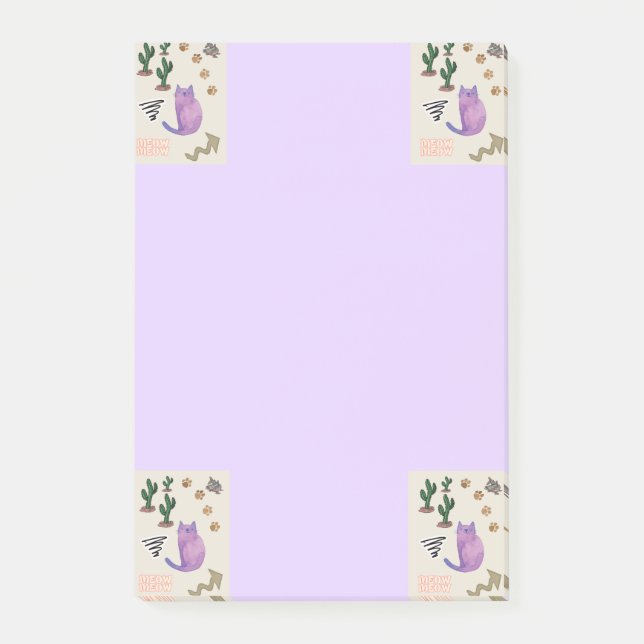 Bloco De Notas Notas Peixe Cacto (Frente)