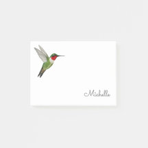 Notas Personalizadas de Beija-flor