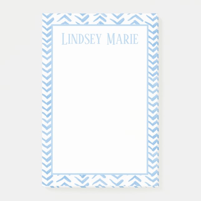 Bloco De Notas Notas PERSONALIZADAS de WATERCOLOR (Frente)
