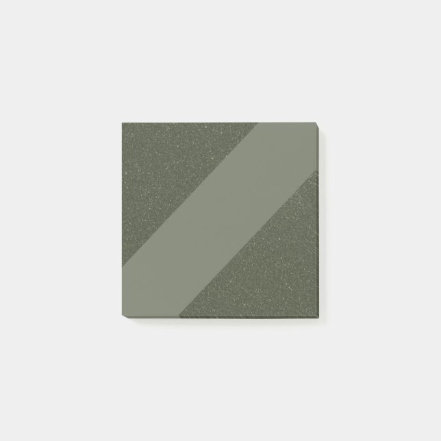 Bloco De Notas Notas personalizadas do Moss Green Modern (Frente)