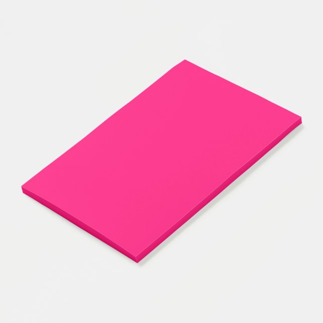 Bloco De Notas Notas Personalizadas Neon-Pink - Notas de Posto (Inclinado)