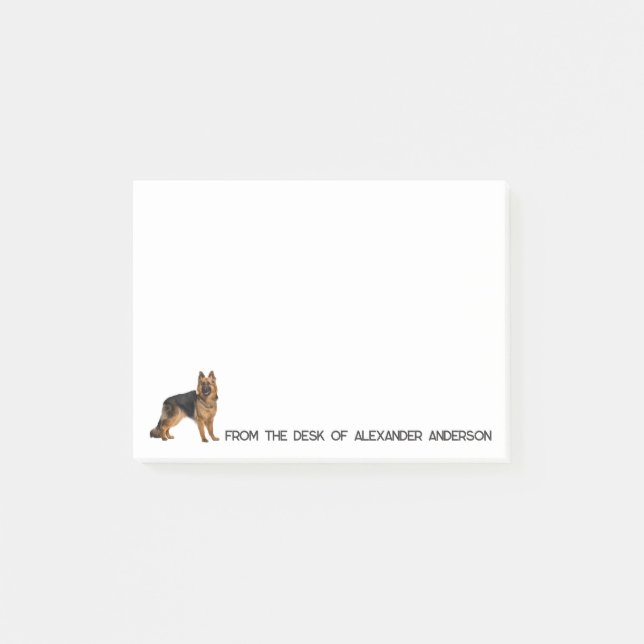 Bloco De Notas Notas personalizadas realistas do Shepard (Frente)