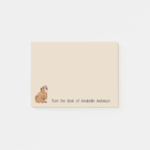 Bloco De Notas Notas personalizadas Shar-Pei rugas