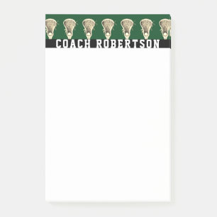 Bloco De Notas Notas personalizadas sobre presentes de lacrosse