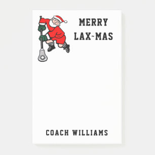 Bloco De Notas Notas personalizadas sobre presentes de lacrosse