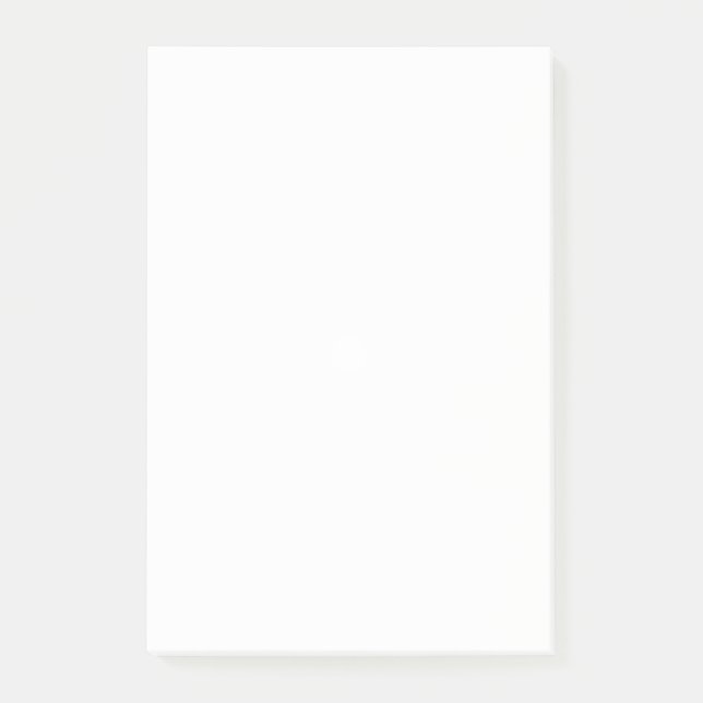 Bloco De Notas Notas pós-Ti®, 4" x 6" (Frente)