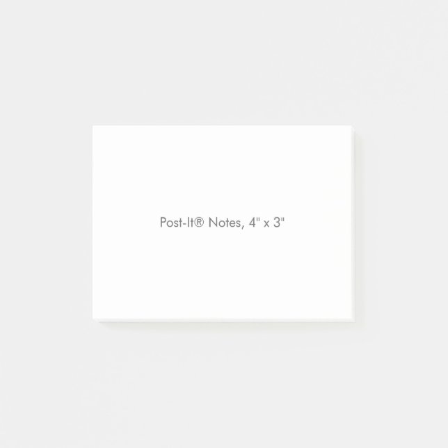 Bloco De Notas Notas Post-It®, 10 cm x 7,5 cm (Frente)