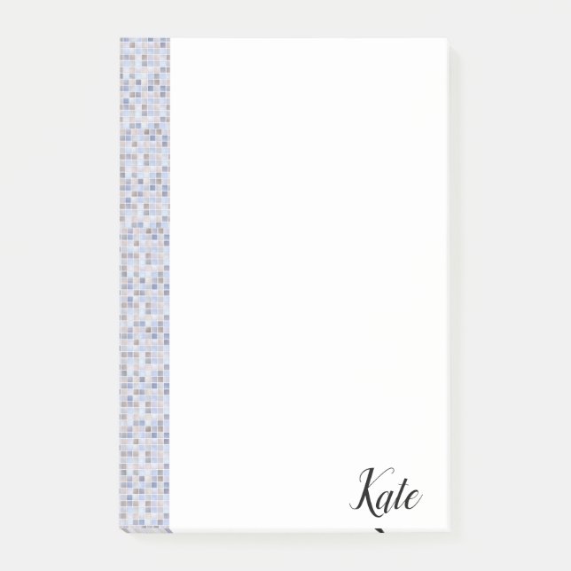 Bloco De Notas Notas Post-it Azul Verde (Frente)