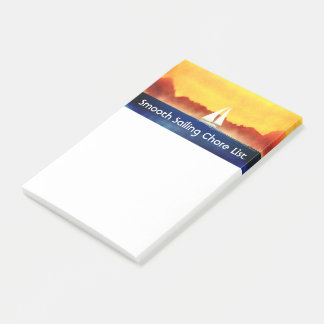 Bloco De Notas Notas Post-It da Lista de Tarefas Navegação Tranqu