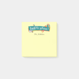 Bloco De Notas Notas Post-it® de Volta às Aulas para Professores