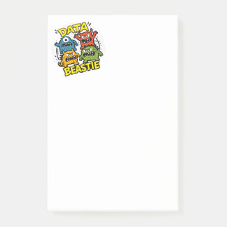 Bloco De Notas Notas Post-it® Growly Data Beastie
