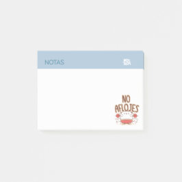 Bloco De Notas Notas Post it│No aflojes