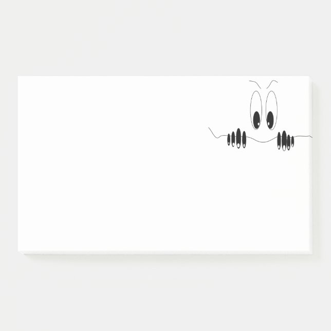 Bloco De Notas Notas Post-it® Olhos Engraçados (Frente)