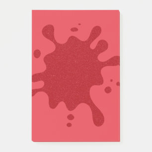 Bloco De Notas Notas Post-it® Personalizadas Tomate Vermelho Spla