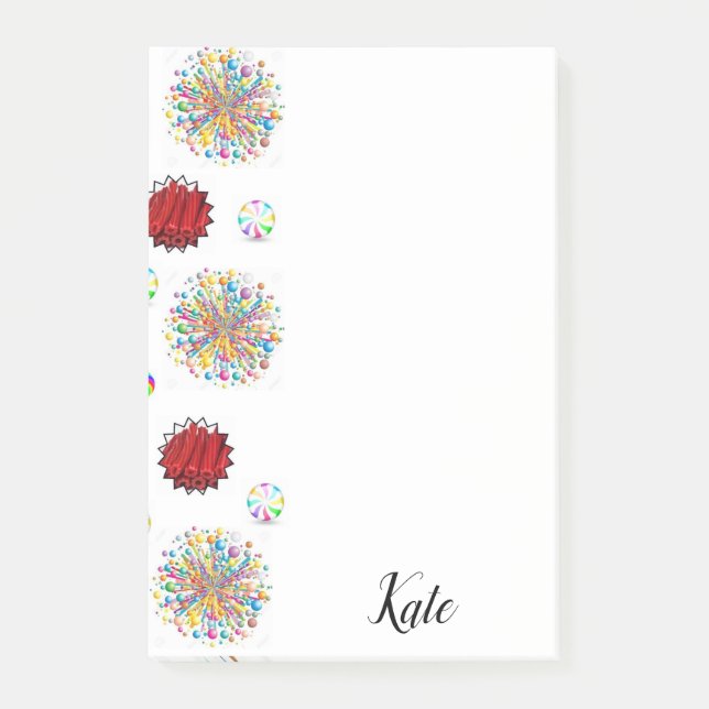 Bloco De Notas Notas Post-it Regaliz Rojo (Frente)