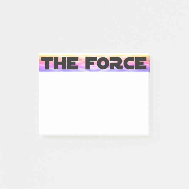 Bloco De Notas Notas Post-it® The Force™ (Frente)