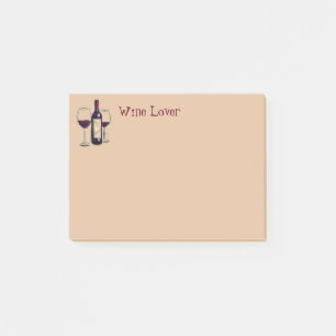 Bloco De Notas Notas Postadas do Vinho