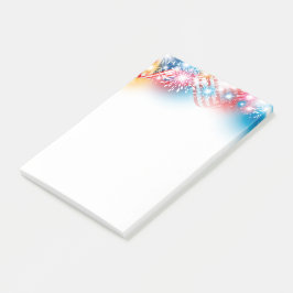 Bloco De Notas Notas Postais de 4 de julho