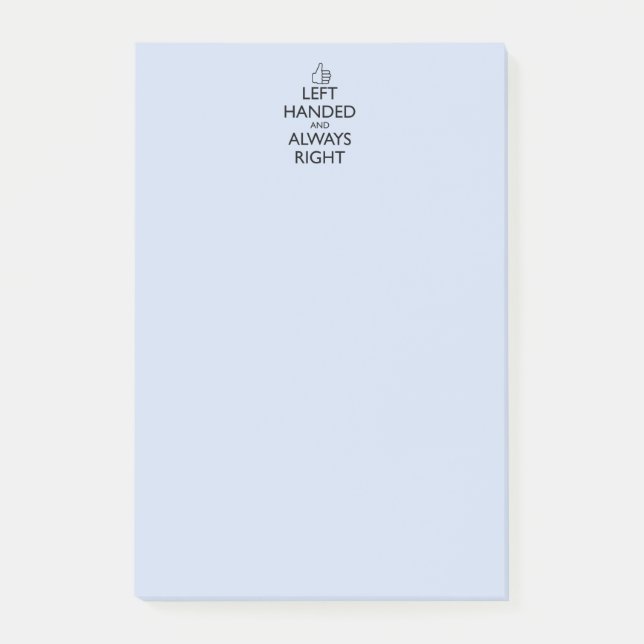 BLOCO DE NOTAS NOTAS POSTES À ESQUERDA E SEMPRE CERTAS (Frente)