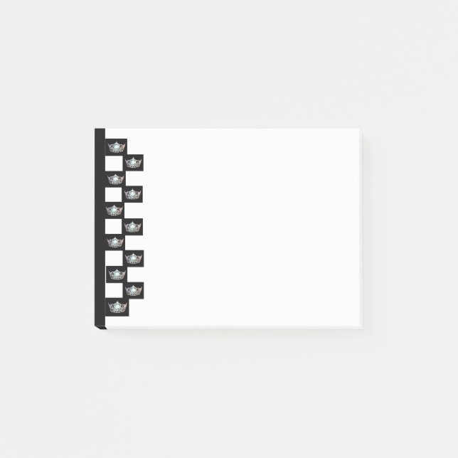 Bloco De Notas Notas Postes do estilo Miss América (Frente)