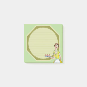 Bloco De Notas Notas retros dos ingredientes da receita