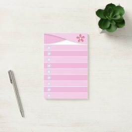 Bloco De Notas Notas - Rosa