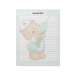 Bloco De Notas Notas sobre Bear Açúcar