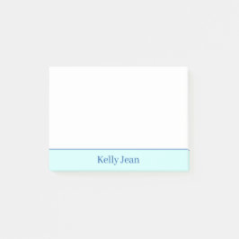 Bloco De Notas Notas verdes e brancas PERSONALIZADAS